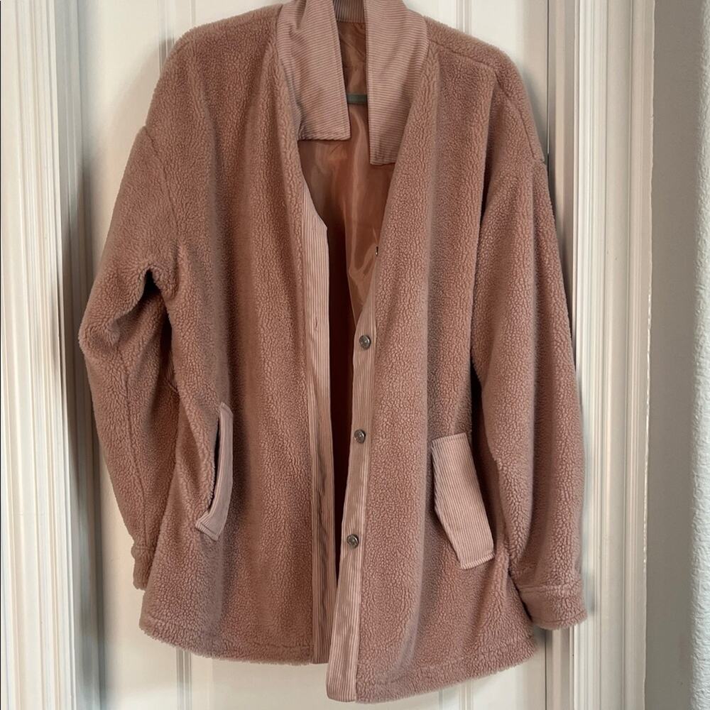 Never Worn Cozy Pink Fleece Jacket - Picture 1 of 5